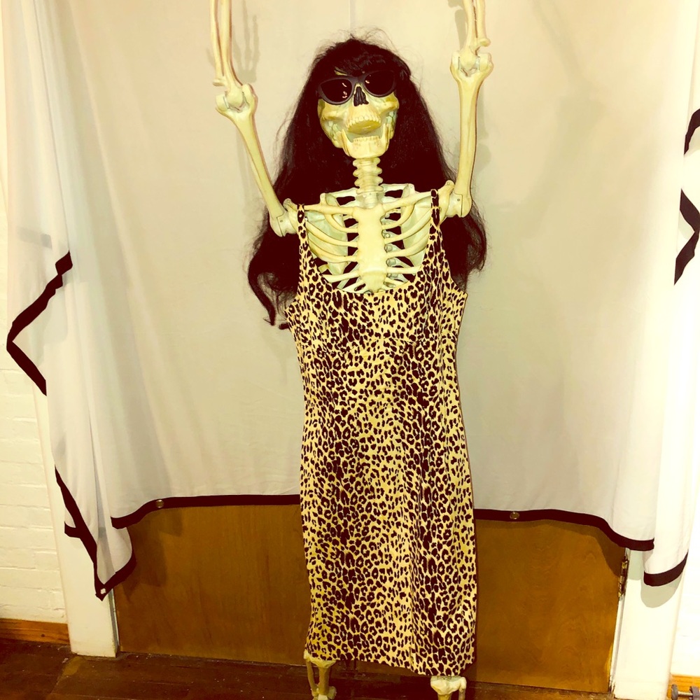 Vintage Forever21 Leopard Print Mini Dress